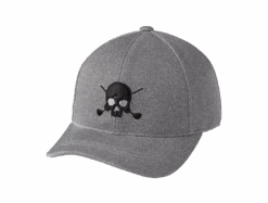 Volvik Golf Embroidered Skull Cap -Golfcore Store 0003 Skull embroidery cap grey