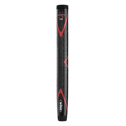 Winn Golf Pro X Putter Grip - 1.18" Black/Red 3 Winn Golf Pro X Putter Grip - 1.18" Black/Red