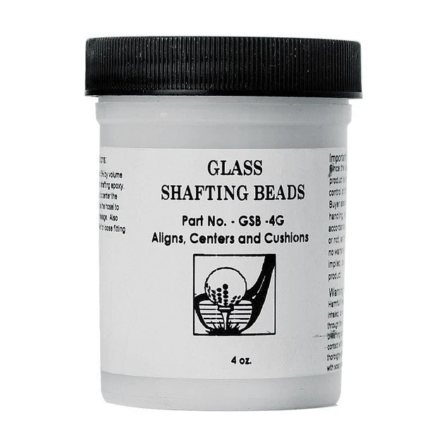 Glass Golf Club Shafting Beads - 4 Oz Bottle 3 Glass Golf Club Shafting Beads - 4 Oz Bottle
