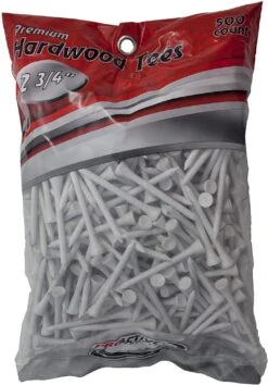 ProActive Premium Sports Hardwood Golf Tees 2.75" 500 Count 7 ProActive Premium Sports Hardwood Golf Tees 2.75" 500 Count -Golfcore Store 2.75 White 500