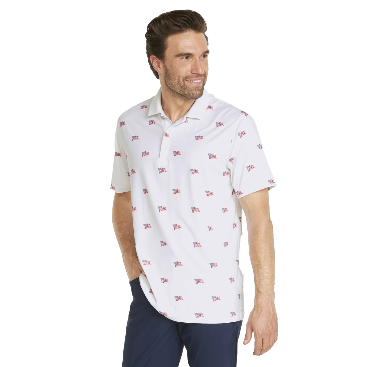 Puma Men's Volition Flags Golf Polo 5 Puma Men's Volition Flags Golf Polo - Image 3