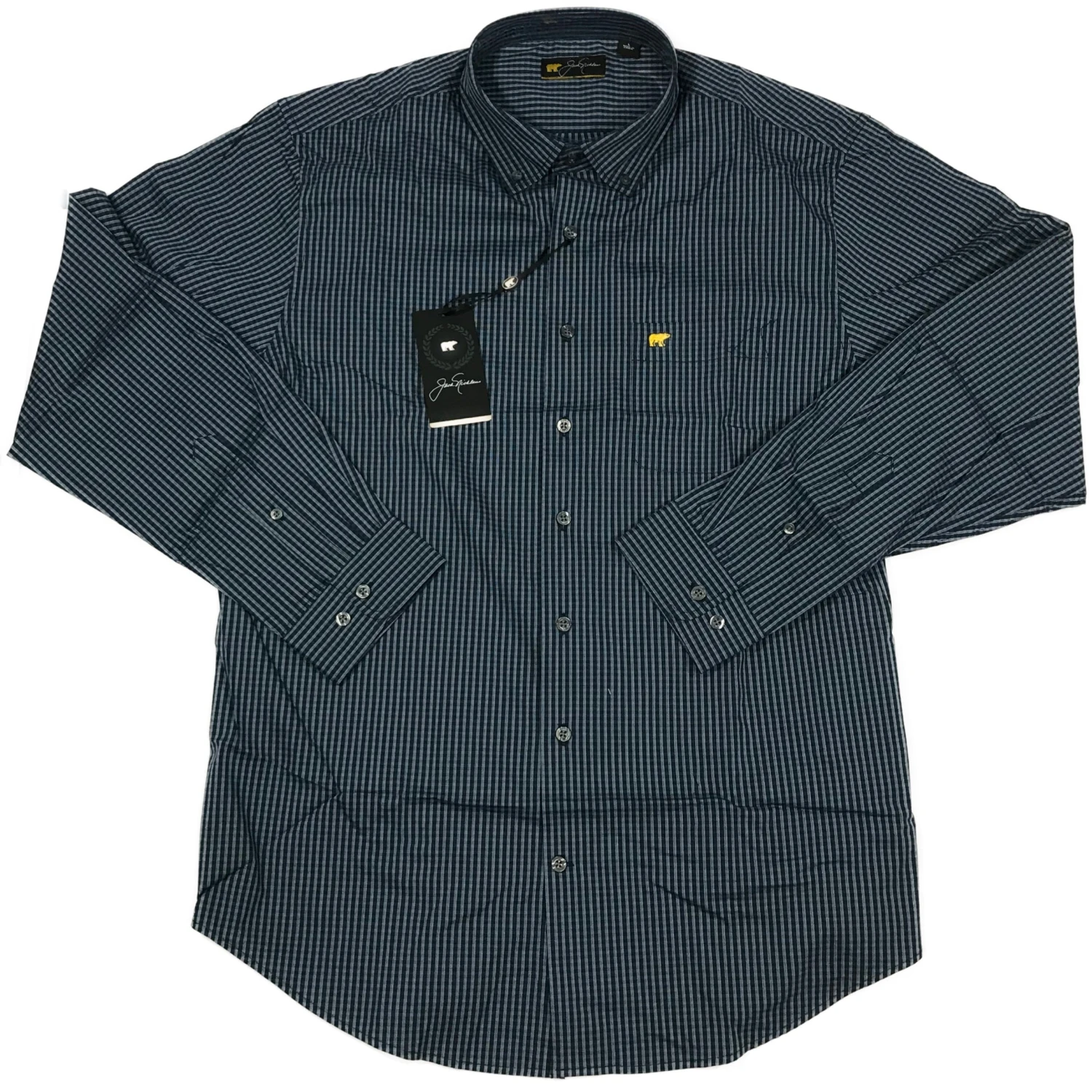 Callaway Jack Nicklaus Black Label By Perry Ellis Mini Plaid Button Down Shirts 4 Callaway Jack Nicklaus Black Label By Perry Ellis Mini Plaid Button Down Shirts - Image 2