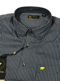 Callaway Jack Nicklaus Black Label By Perry Ellis Mini Plaid Button Down Shirts 11 Callaway Jack Nicklaus Black Label By Perry Ellis Mini Plaid Button Down Shirts -Golfcore Store 2ColorsMiniPlaid ClassicNavy1