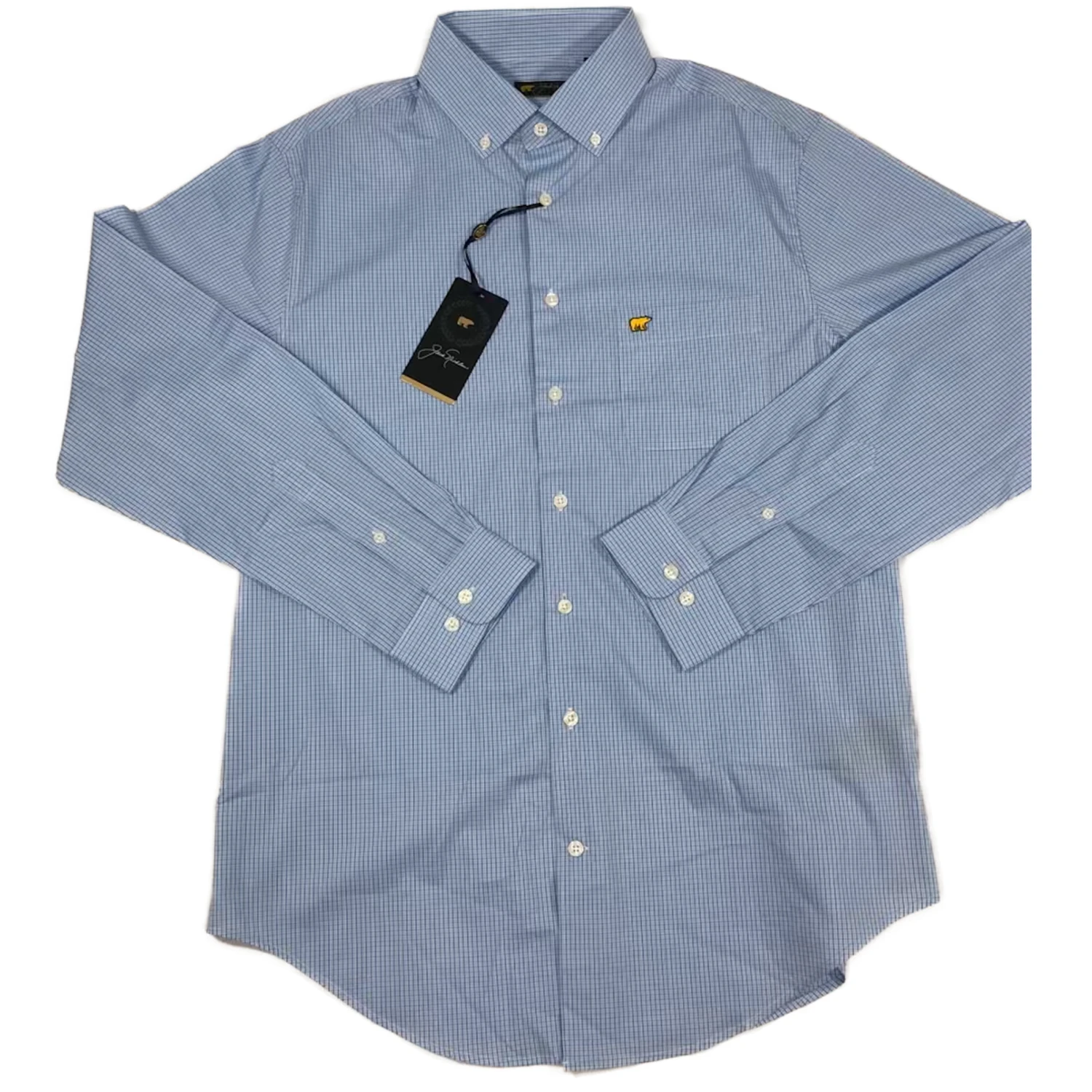 Callaway Jack Nicklaus Black Label By Perry Ellis Mini Plaid Button Down Shirts 7 Callaway Jack Nicklaus Black Label By Perry Ellis Mini Plaid Button Down Shirts - Image 5