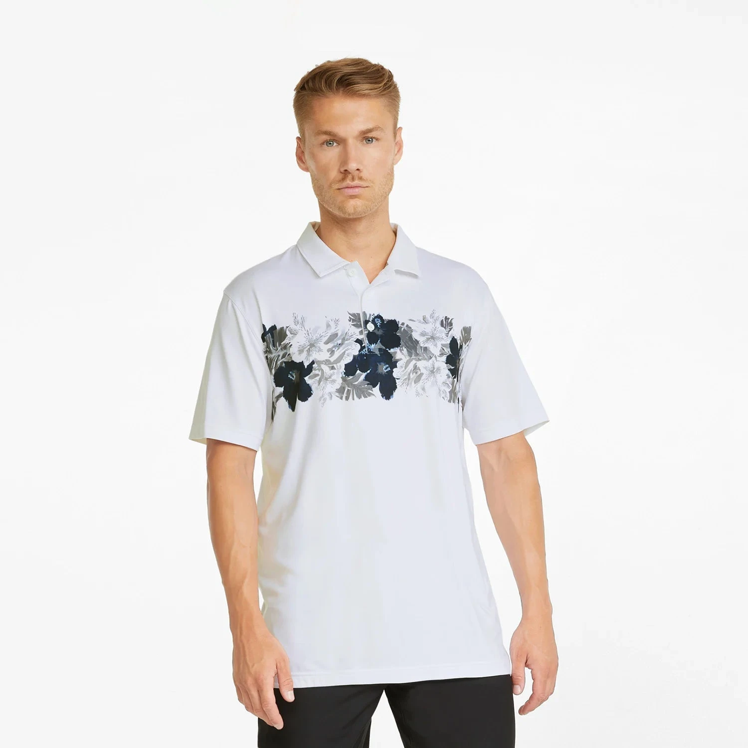 Puma Men's Cloudspun Abaco Golf Polo 5 Puma Men's Cloudspun Abaco Golf Polo - Image 3
