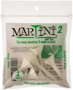 Martini Tees - 2" - 6 Pack -Golfcore Store 2inch White