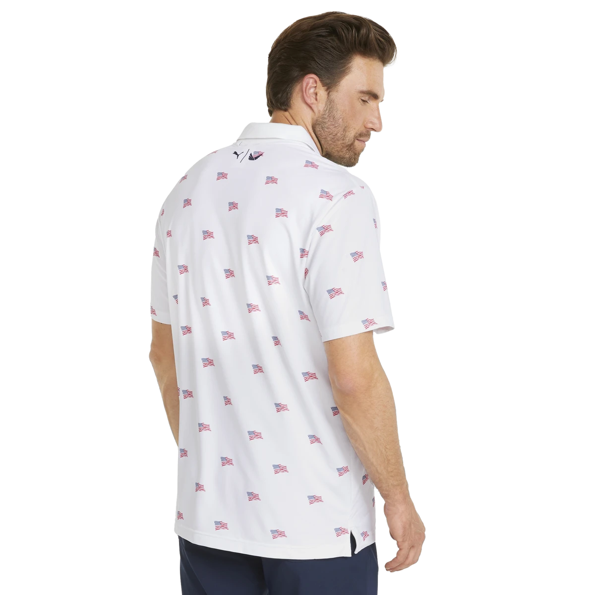 Puma Men's Volition Flags Golf Polo 6 Puma Men's Volition Flags Golf Polo - Image 4