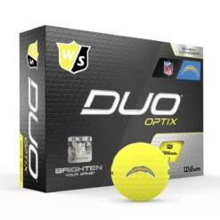 Wilson Staff Duo Optix NFL Team Licensed Golf Balls - Matte Yellow 21 Wilson Staff Duo Optix NFL Team Licensed Golf Balls - Matte Yellow -Golfcore Store 3ce9e9021bb1c22c997e6663054b32e12bce8576 WGWP502LC 9 Duo Optix Box RT Hero NFL LosAngeles Charrgers Lockup YE