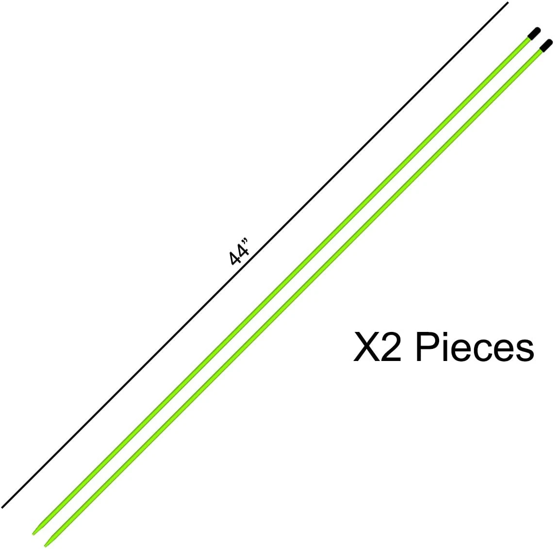 Golf Alignment Rods - MORODZ - 2 Pack 4 Golf Alignment Rods - MORODZ - 2 Pack - Image 2