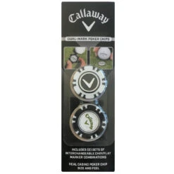 Callaway Golf Dual Ball Marker Poker Chips Set -Golfcore Store Accessories DualMarkPokerChips