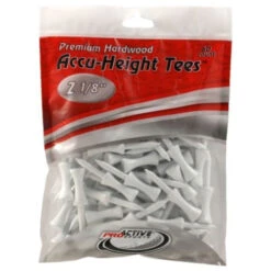 ProActive Sports Premium Hardwood Accu-Height Golf Tees -Golfcore Store Accu Height Tees 2.125 a