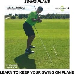 MVP Sport Golf Alignment Sticks 2-Pack -Golfcore Store AlignmentRods Red 7