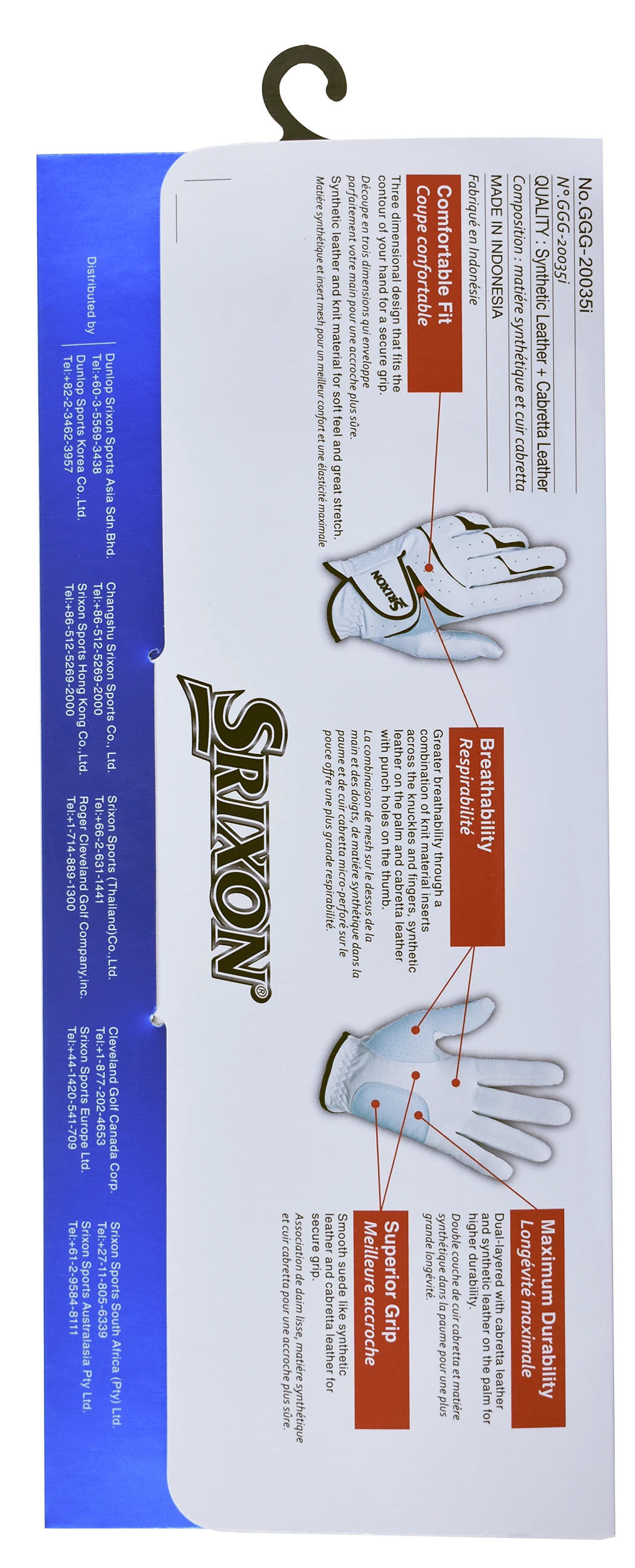 Srixon Women's All Weather Glove 6 Srixon Women's All Weather Glove - Image 4