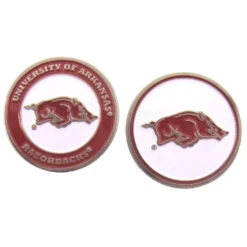 NCAA Double Sided Collegiate Golf Ball Marker Coins -Golfcore Store Arkansas 1 76cc524c 3acf 44f2 a91d 34885d690898