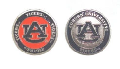 NCAA Double Sided Collegiate Golf Ball Marker Coins -Golfcore Store Auburn