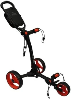 Axglo Golf TriLite 3 Wheel Push Cart -Golfcore Store AxgloTriLiteBlackRed