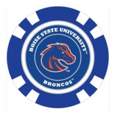 Team Golf NCAA Magnetic Poker Chip Ball Markers -Golfcore Store BoiseState1