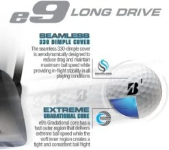 Bridgestone E9 Long Drive Golf Balls -Golfcore Store Bridgestonee9LongDrive 3
