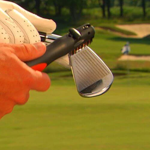 Frogger Golf BrushPro Retractable Golf Club Brush With Groove Cleaner 9 Frogger Golf BrushPro Retractable Golf Club Brush With Groove Cleaner - Image 7