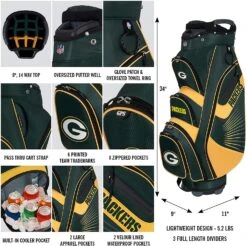 NFL The Bucket II Team Effort Cart Bag -Golfcore Store Bucket II Cart Bag 102fc232 9a86 4182 a07e 0f314f0f4110