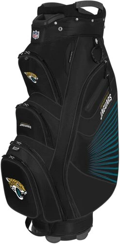 NFL The Bucket II Team Effort Cart Bag -Golfcore Store Bucket II Cart Bag Jacksonville Jaguars