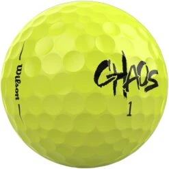 Wilson Golf 2020 Chaos Golf Balls 24 Pack -Golfcore Store CHAOSYELLOW
