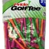 Pride Sports Wood Golf Tees 3.25" -Golfcore Store Classic Wood Tee 3.25 75 count Citrus Mixed