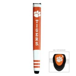 Team Golf NCAA Collegiate Putter Grips With Magnetic Ball Marker 24 Team Golf NCAA Collegiate Putter Grips With Magnetic Ball Marker -Golfcore Store Clemsen Tigers