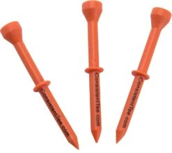 Consistent Tee Golf Tees 10 Pack - 3.25" -Golfcore Store ConsistentTees Orange2