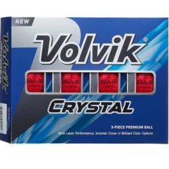 Volvik Crystal Focus Colored Golf Balls -Golfcore Store CrystalFocus2022 RubyRed