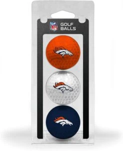 NFL Golf Balls 3 Ball Gift Pack -Golfcore Store Denver Broncos 3 ball pack NFL