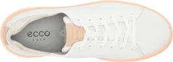 ECCO Ladies Golf Tray Golf Shoes -Golfcore Store EccoLadiesTray WhitePeach4
