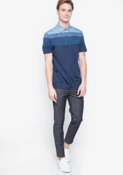 Callaway Jack Nicklaus Black Label By Perry Ellis Engineered Jacquard Polo Shirts -Golfcore Store EngineeredJacquardPolo ClassicNavy4