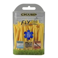 Champ Fly Tees 3.25" Plastic Golf Tees -Golfcore Store Flytee 314 25 YellowPlain 92542 600px 1800x1800 52014627 c881 4b7d b8fd 1f931895c04d