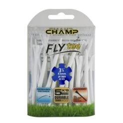 Champ Fly Tees 3.25" Plastic Golf Tees -Golfcore Store Flytee 3.25 white