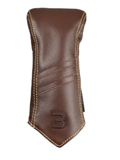 Sun Mountain Golf Leather Head Covers -Golfcore Store G823724Brown KhakiStripe3