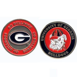 NCAA Double Sided Collegiate Golf Ball Marker Coins -Golfcore Store Georgia