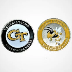 NCAA Double Sided Collegiate Golf Ball Marker Coins -Golfcore Store GeorgiaTech
