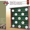 Wooden Golf Ball Display Cabinet 25 Golf Balls -Golfcore Store Golf Ball Display 25 golf balls 2