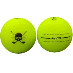 CaddiesShack Custom Jolly Rogers Skull & Crossbones Volvik Vivid Matte Golf Balls -Golfcore Store GreenVivid