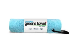 Clip Wipes Microfiber Golf Greens Towel -Golfcore Store Greens Towels Caibbean Blue