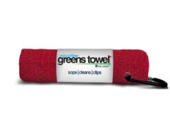 Clip Wipes Microfiber Golf Greens Towel -Golfcore Store Greens Towels Cardinal Red