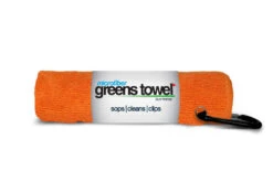 Clip Wipes Microfiber Golf Greens Towel -Golfcore Store Greens Towels Orange Crush