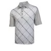 Ogio Grid Golf Polo Shirts 1 Ogio Grid Golf Polo Shirts -Golfcore Store Grid White Chrome Indigo