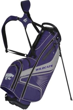 NCAA Collegiate The Gridiron III Team Effort Stand Bag 16 NCAA Collegiate The Gridiron III Team Effort Stand Bag -Golfcore Store Gridiron III Stand Bag Kansas State