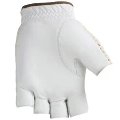 HJ Golf Half Finger Cotton Knit & Leather Gloves 7 HJ Golf Half Finger Cotton Knit & Leather Gloves -Golfcore Store HJ Golf Half Finger Glove 2