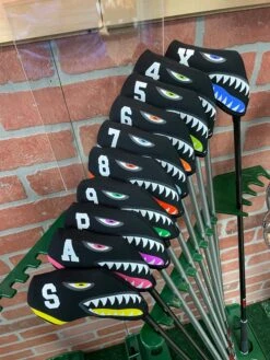 Shark Bite Neoprene Iron Head Covers Set -Golfcore Store IMG 2810