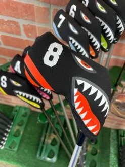Shark Bite Neoprene Iron Head Covers Set -Golfcore Store IMG 2811