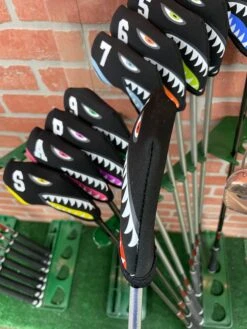Shark Bite Neoprene Iron Head Covers Set -Golfcore Store IMG 2812