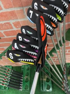 Shark Bite Neoprene Iron Head Covers Set -Golfcore Store IMG 2814